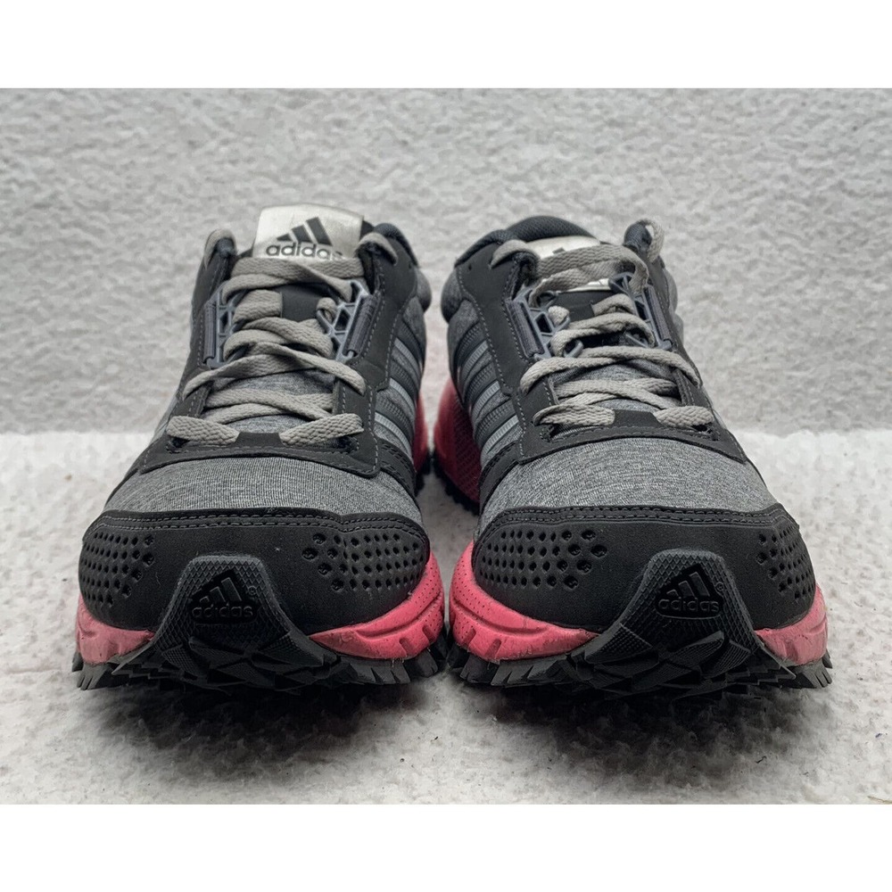 Adidas Running Shoes Womens 9 AKTIV Trails Hiking Gray Pink NO INSOLES B26576 - Picture 2 of 12